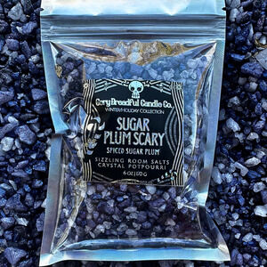 Sugar Plum Scary Sizzling Room Salt Crystal Potpourri: Spiced Sugar Plum Scent